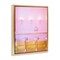 Stupell Industries Pink Retro Dessert Parlor Floating Frame, design by LISH Creative